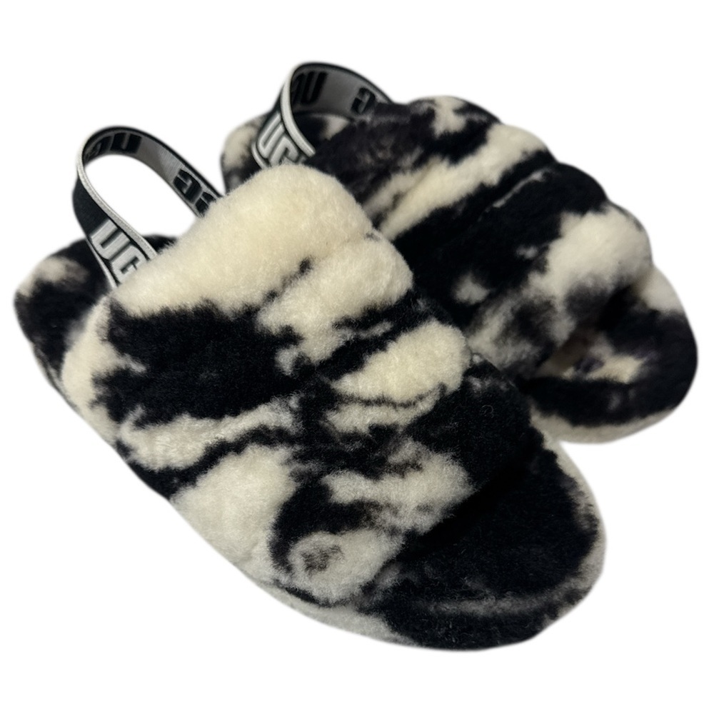 UGG Australia Kids Fluff Yeah Marble Slide US 13